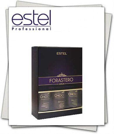 Набор ESTEL CHOCOLATIER FORASTERO: шампунь, бальзам, гель-скраб Estel Эстель